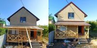 Кровельные работы: беседки, бани, гаражи, дома (6 фотографий)